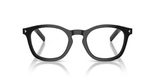 Prada PR C04V men Black Geometric Eyeglasses