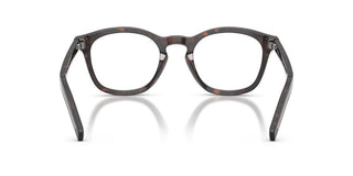 Prada PR C04V men Havana Geometric Eyeglasses