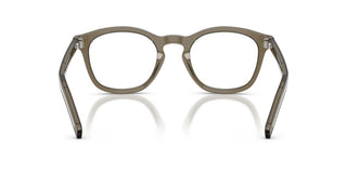 Prada PR C04V men Brown Geometric Eyeglasses