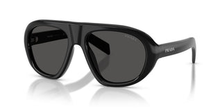 Prada PR C05S women Black Shield Sunglasses