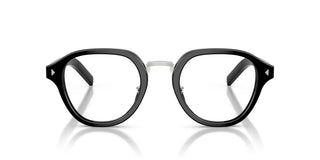 Prada PR C05V men Black Round Eyeglasses