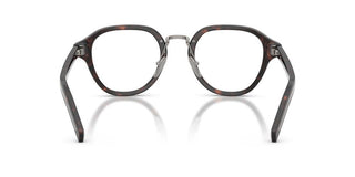 Prada PR C05V men Havana Round Eyeglasses