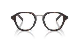 Prada PR C05V men Havana Round Eyeglasses