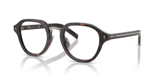 Prada PR C05V men Havana Round Eyeglasses