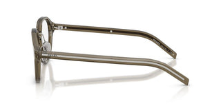 Prada PR C05V men Brown Round Eyeglasses