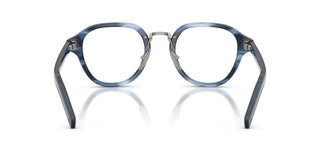 Prada PR C05V men Blue Round Eyeglasses