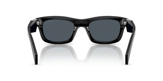 Prada PR C06S women Black Rectangle Sunglasses