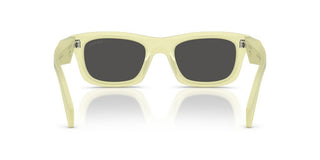 Prada PR C06S women Yellow Rectangle Sunglasses