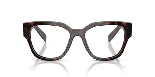 Prada PR C06V women Havana Oval Eyeglasses