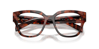 Prada Pr C06v Women Havana Oval Eyeglasses