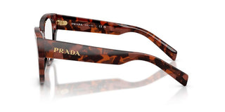 Prada Pr C06v Women Havana Oval Eyeglasses