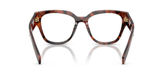 Prada Pr C06v Women Havana Oval Eyeglasses
