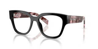 Prada PR C06V women Black Oval Eyeglasses