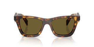 Prada PR C07S women Havana Squared Sunglasses