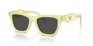 Prada PR C07S women Yellow Squared Sunglasses