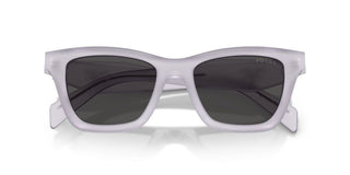 Prada PR C07S women Grey Squared Sunglasses