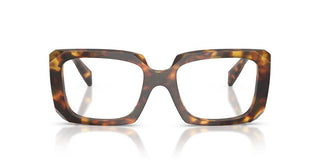 Prada PR C09V women Havana Rectangle Eyeglasses