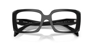 Prada Pr C09v Women Black Rectangle Eyeglasses