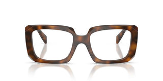 Prada PR C09V women Havana Rectangle Eyeglasses