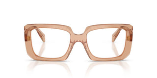 Prada PR C09V women Brown Rectangle Eyeglasses