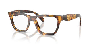Prada PR C10V women Havana Squared Eyeglasses