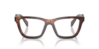 Prada Pr C10v Women Brown Squared Eyeglasses
