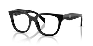 Prada PR C11V women Black Geometric Eyeglasses