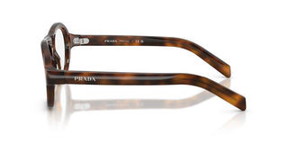 Prada Pr C12v Women Havana Pilot Eyeglasses