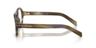 Prada Pr C12v Women Brown Pilot Eyeglasses
