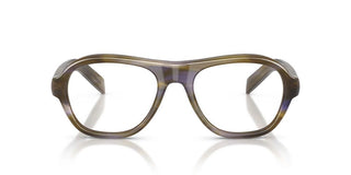 Prada Pr C12v Women Brown Pilot Eyeglasses