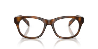 Prada PR C13V women Havana Squared Eyeglasses