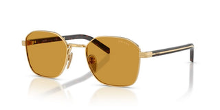 Prada Pr C50s Men Gold Geometric Sunglasses