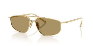 Prada PR C51S women Gold Geometric Sunglasses