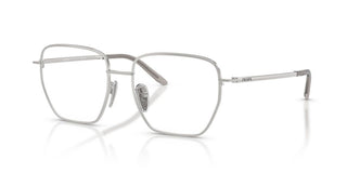Prada PR C51VD women Silver Geometric Eyeglasses