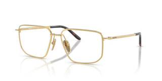 Prada PR C52V women Gold Geometric Eyeglasses