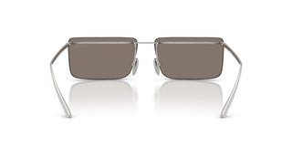 Prada PR C53S men Silver Rectangle Sunglasses