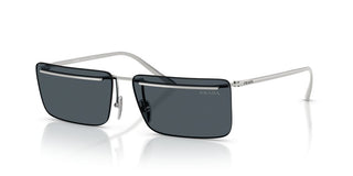 Prada PR C53S men Silver Rectangle Sunglasses
