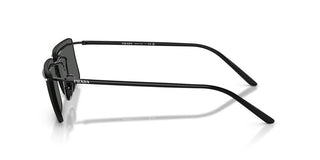 Prada PR C53S men Black Rectangle Sunglasses