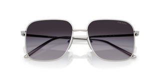 Prada PR C54SD women Silver Geometric Sunglasses