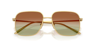 Prada PR C54SD women Gold Geometric Sunglasses
