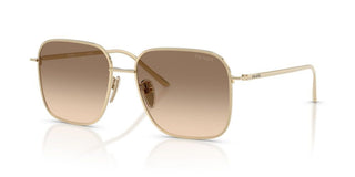 Prada PR C54SD women Gold Geometric Sunglasses