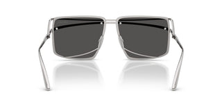 Prada PR C55S men Silver Geometric Sunglasses