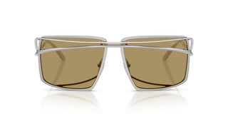 Prada PR C55S men Silver Geometric Sunglasses