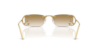 Prada PR C57S women Gold Rectangle Sunglasses