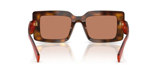 Prada Pr D01s Women Havana Squared Sunglasses