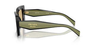 Prada Pr D01s Women Black Squared Sunglasses