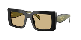 Prada Pr D01s Women Black Squared Sunglasses