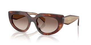 Prada PR D02S women Havana Cat Eye Sunglasses