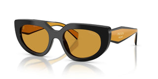 Prada Pr D02s Women Black Cat Eye Sunglasses
