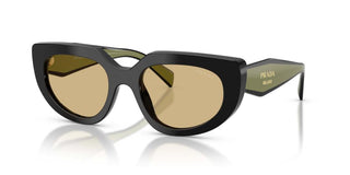 Prada PR D02S women Black Cat Eye Sunglasses